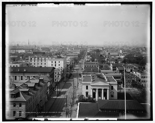 Charleston, S.C., from St. Michael's Church, c1902. Creator: William H. Jackson.