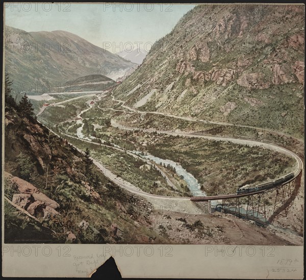 The far-famed Georgetown loop, c1899. Creator: William H. Jackson.