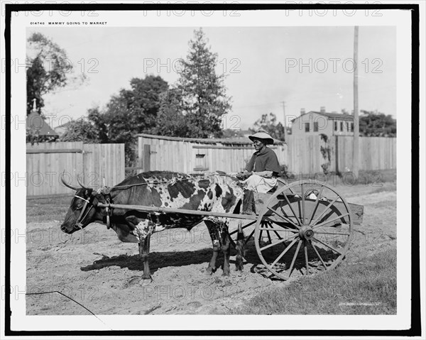 'Mammy going to market', c1902. Creator: Unknown.