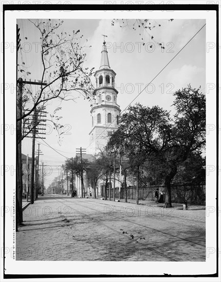 St. Michael's Church, Charleston, S.C., c1900. Creator: Unknown.