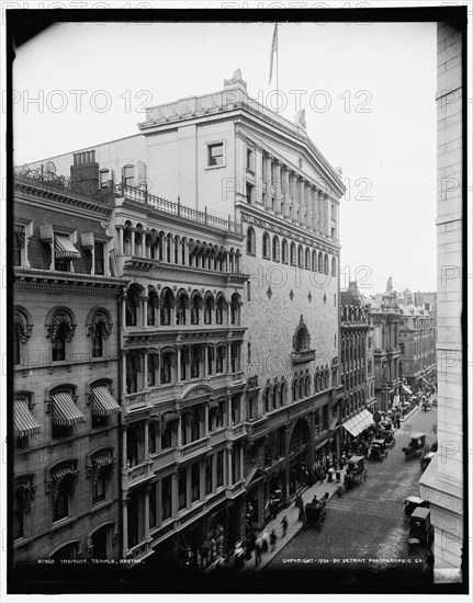 Tremont Temple, Boston, c1900. Creator: Unknown.