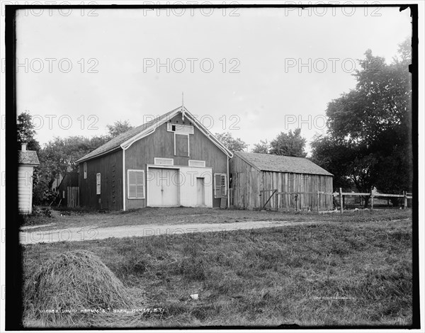 David Harum's barn, Homer, N.Y., c1900. Creator: Unknown.