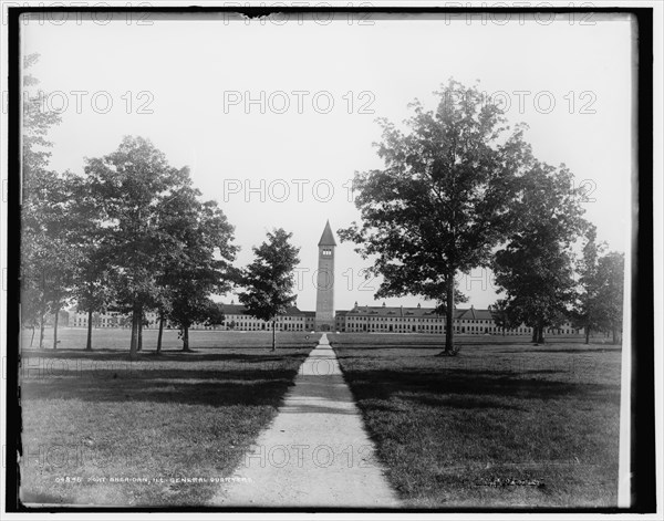 General quarters, Fort Sheridan, Ill., c1898. Creator: Unknown.
