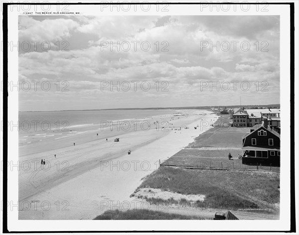 The Beach, Old Orchard, Me., c1900. Creator: Unknown.