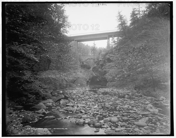 Boulevard bridge, Scranton, Pa., c1900. Creator: Unknown.