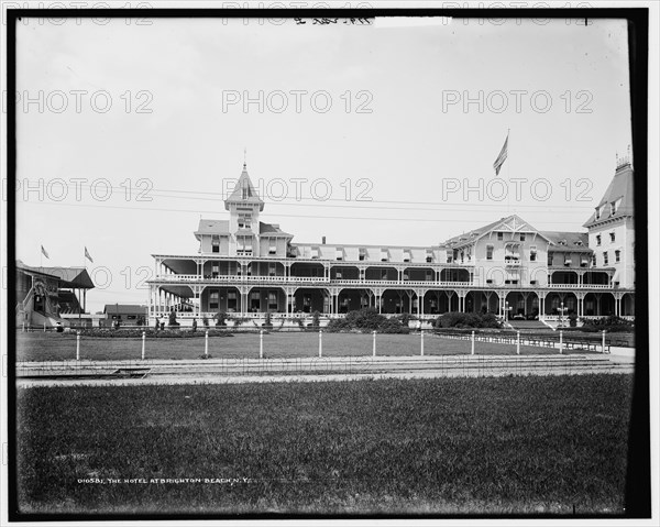 The Hotel at Brighton Beach, N.Y., c1901. Creator: Unknown.