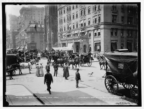 Belmont coach, New York, c1905. Creator: Unknown.