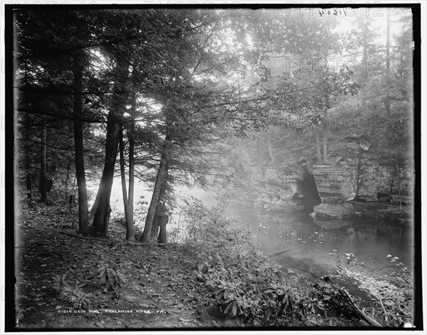 Cave pool, Analomink River, Pa., c1900. Creator: Unknown.