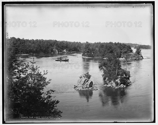 The Lost Channel, Thousand Islands, between 1890 and 1901. Creator: Unknown.