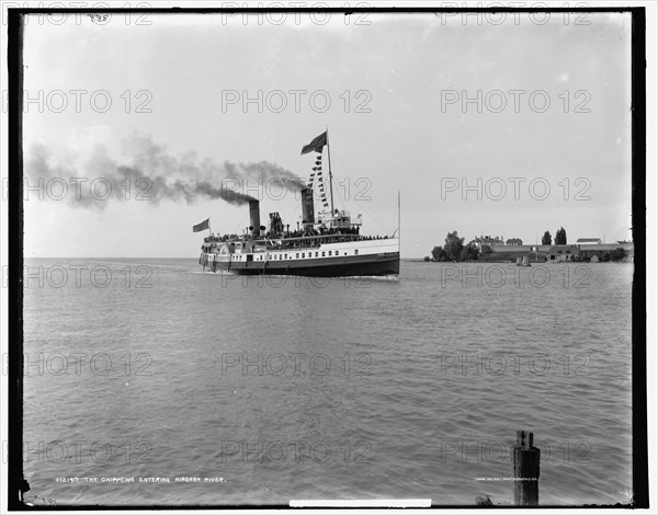 The Chippewa entering Niagara River, c1900. Creator: Unknown.