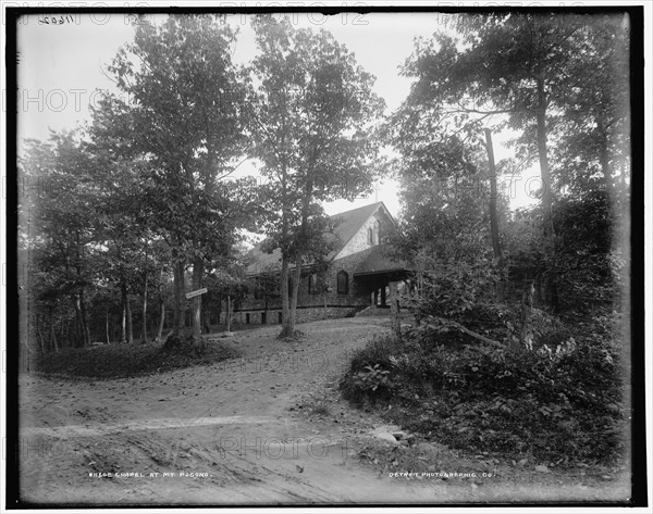 Chapel at Mt. Pocono, between 1890 and 1901. Creator: Unknown.