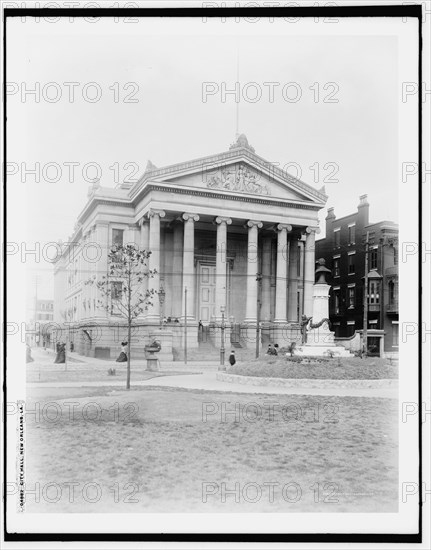 City Hall, New Orleans, La., c1900. Creator: Unknown.