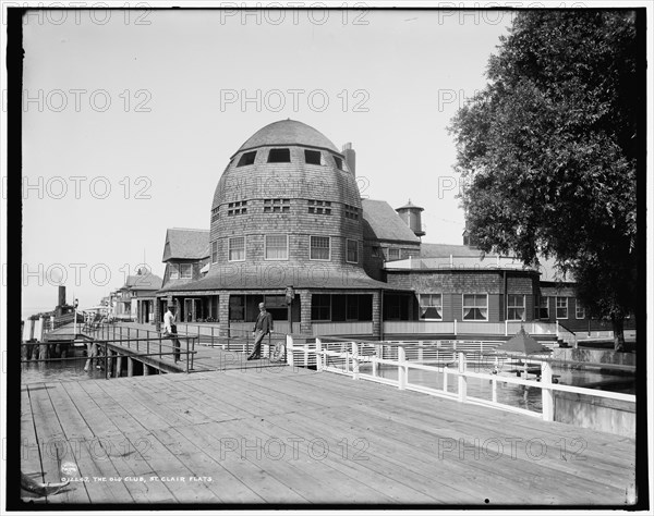 The Old club, St. Clair Flats, between 1890 and 1901. Creator: Unknown.