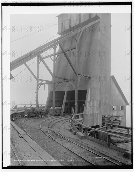 Woodward coal breakers, Kingston, Pa., shaft house, between 1890 and 1901. Creator: Unknown.