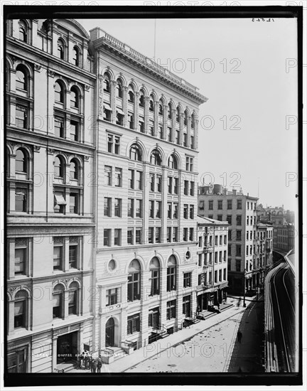 Coffee Exchange, New York, between 1890 and 1901. Creator: Unknown.