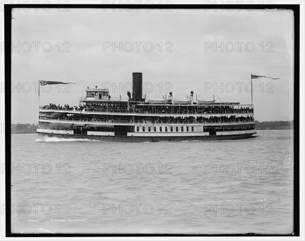 Steamer Columbia, c1908. Creator: Unknown.