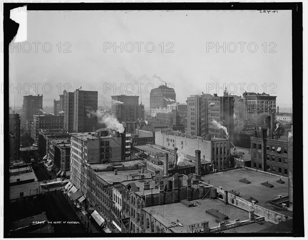 The Heart of Chicago, c1900 or 1901. Creator: Unknown.