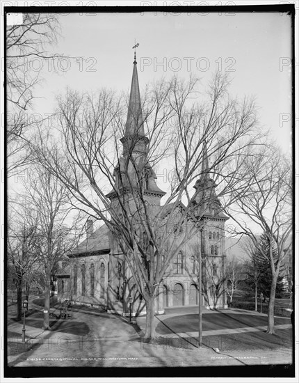 Congregational church, Williamstown, Mass., between 1900 and 1906. Creator: Unknown.