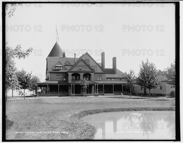 Country club, Grosse Pointe Farms [sic], between 1890 and 1901. Creator: Unknown.