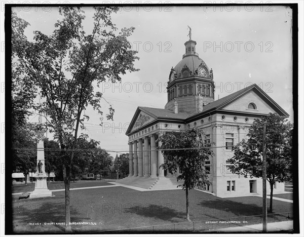 Court house, Binghamton, N.Y., between 1890 and 1901. Creator: Unknown.