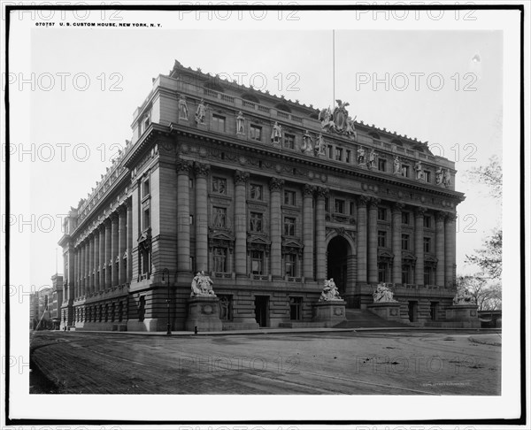 U.S. Custom House, New York, N.Y., c1908. Creator: Unknown.