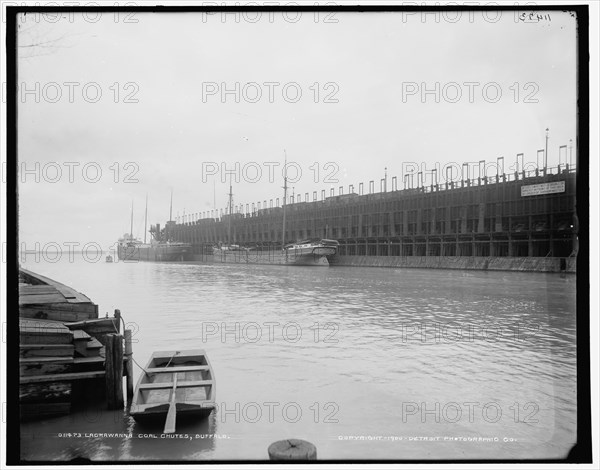 Lackawanna coal chutes, Buffalo, c1900. Creator: Unknown.