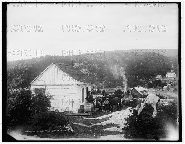 Cottage of inhabitant, Tadousac [sic], between 1890 and 1906. Creator: Unknown.