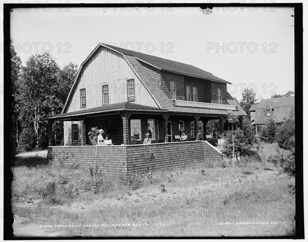 Cottage of Geo. Moody, Harbor Beach, between 1890 and 1901. Creator: Unknown.