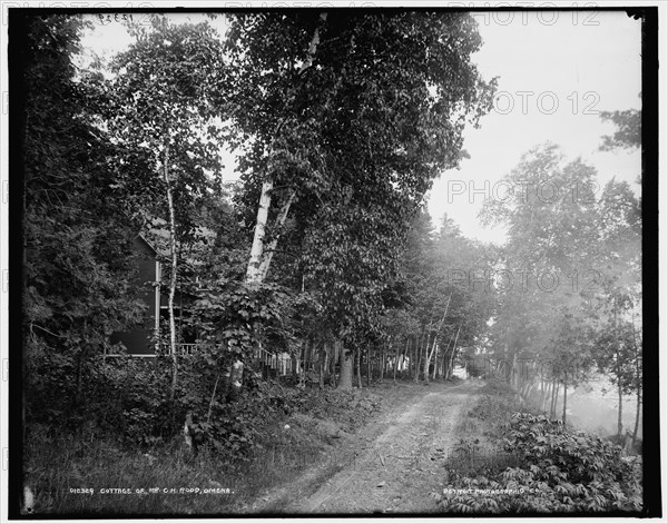 Cottage of Mr. C.H. Rood, Omena, between 1890 and 1901. Creator: Unknown.