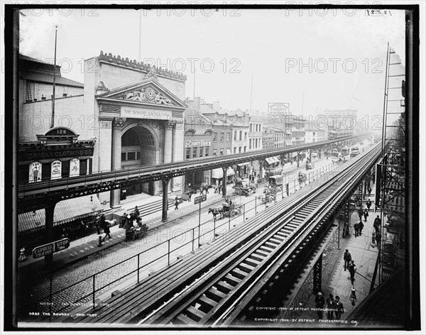 The Bowery, New York, c1900. Creator: Unknown.