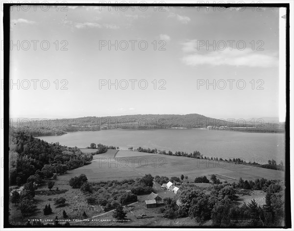 Lake Dunmore from the east, Green Mountains, between 1900 and 1906. Creator: Unknown.