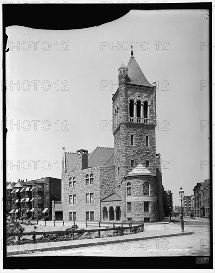 First Church of Christ Scientist, Boston, between 1890 and 1901. Creator: Unknown.