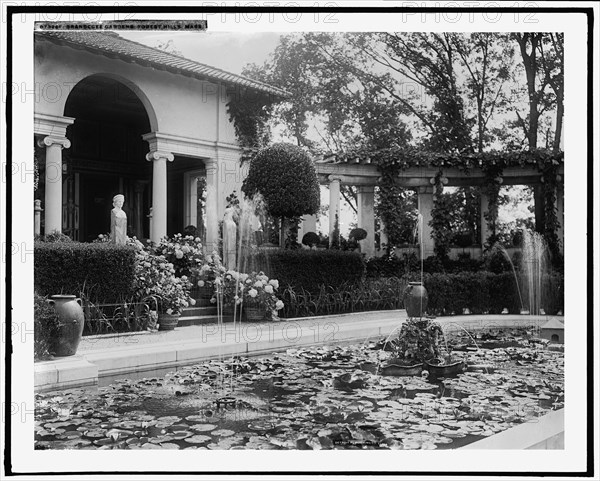 Brandegee Gardens, Forest Hills, Mass., between 1910 and 1920. Creator: Unknown.