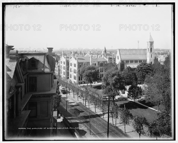 Grounds of Girard College, Philadelphia, c1901. Creator: Unknown.