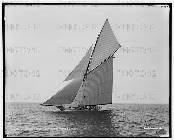 Gloriana, Goelet Cup Race, 1891 Aug 7. Creator: Unknown.