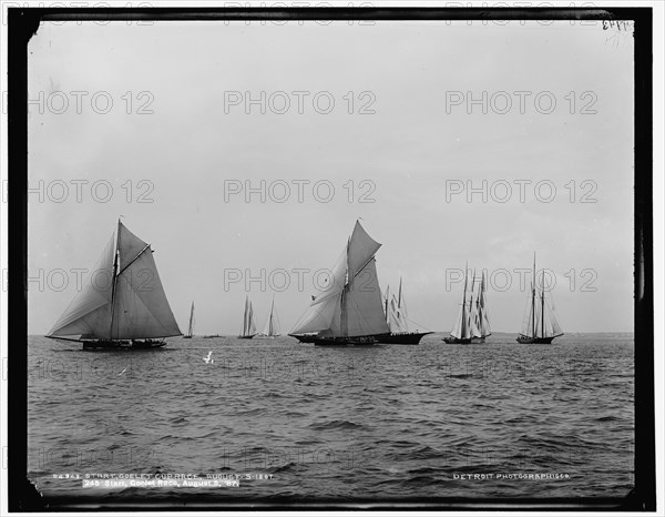 Start, Goelet Cup Race, 1887 Aug 5. Creator: Unknown.