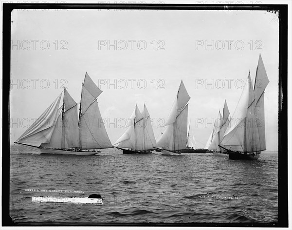 Start, Goelet Cup Race, 1887 Aug 5. Creator: Unknown.