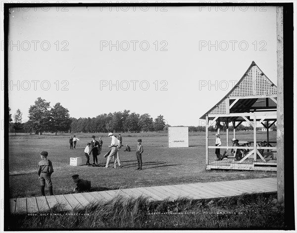 Golf links, Charlevoix, c1900. Creator: Unknown.