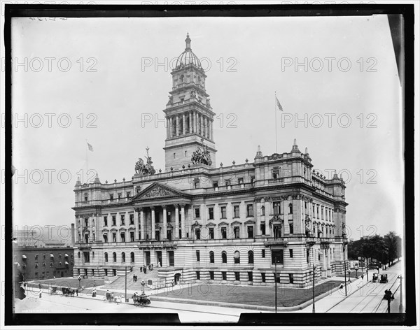 Wayne County Courthouse Wayne County Building, Detroit, Mich., (1905?). Creator: Unknown.