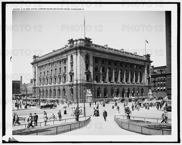 U.S. Post Office, Custom House and Court House, Cleveland, Ohio, c.between 1910 and 1920. Creator: Unknown.