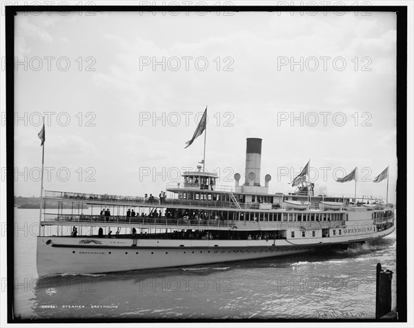 Steamer Greyhound, (1908?). Creator: Unknown.