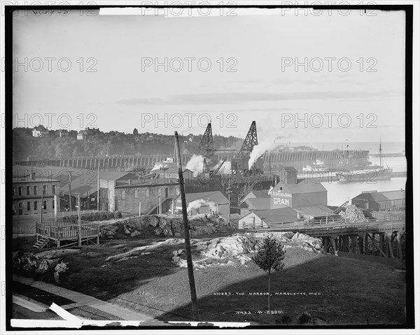 The Harbor, Marquette, Mich., c1905. Creator: Unknown.