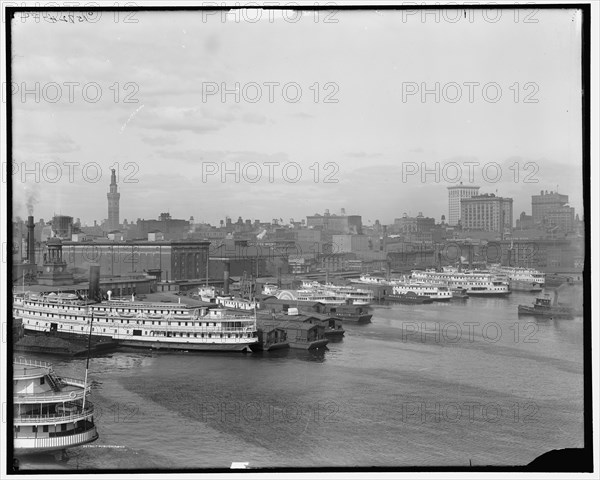 Baltimore, Maryland, skyline and waterfront, between 1910 and 1915. Creator: Unknown.