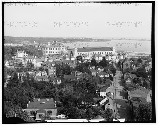 City and harbor, Annapolis, Md., c1906. Creator: Unknown.