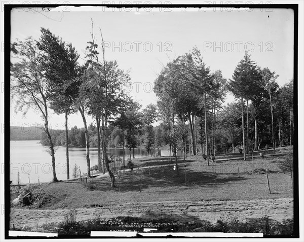 Eagle Bay Hotel, Fulton Chain, Adirondack Mountains, between 1900 and 1906. Creator: Unknown.