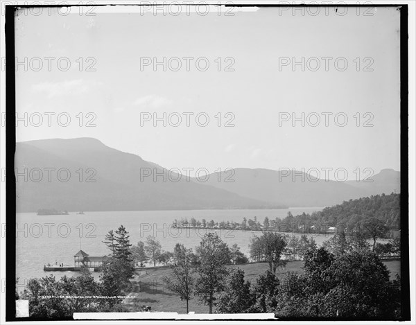 Silver Bay Hotel and grounds, Lake George, N.Y., c1906. Creator: Unknown.