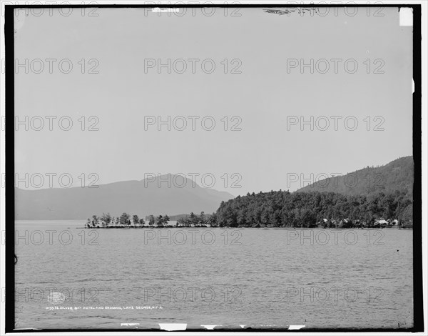 Silver Bay Hotel and grounds, Lake George, N.Y., c1906. Creator: Unknown.