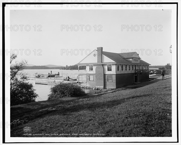 Saranac Inn, Upper Saranac Lake, Adirondack Mountains, c1904. Creator: Unknown.