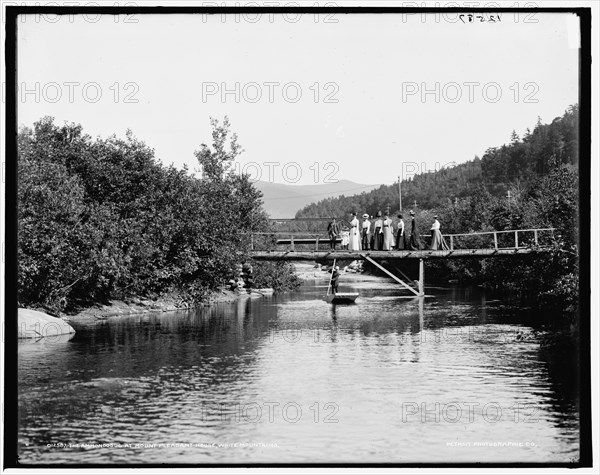 The Ammonoosuc at Mount Pleasant House, White Mountains, between 1890 and 1901. Creator: Unknown.