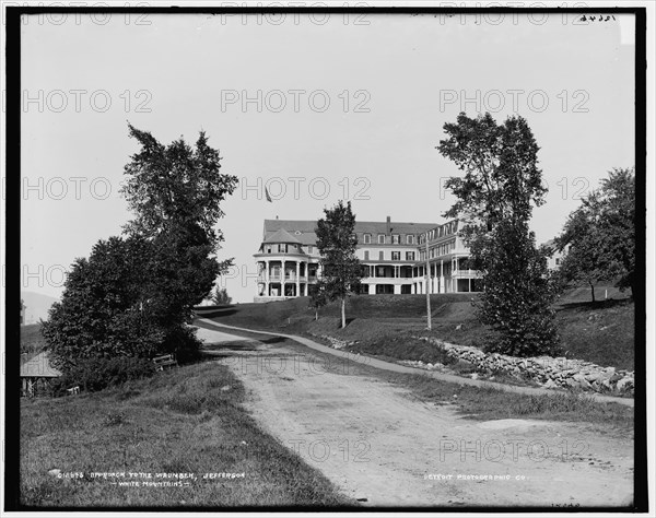 Approach to the Waumbek, Jefferson, White Mountains, between 1890 and 1901. Creator: Unknown.